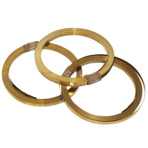 7x0,35 mm Messingbnd - 10 meter rulle